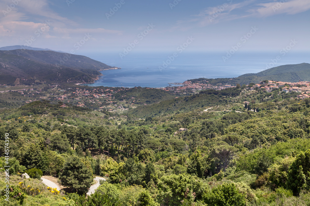 Landscape near Sant Ilario, Elba, Tuscany, Italy