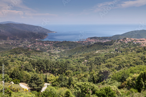 Landscape near Sant Ilario, Elba, Tuscany, Italy photo