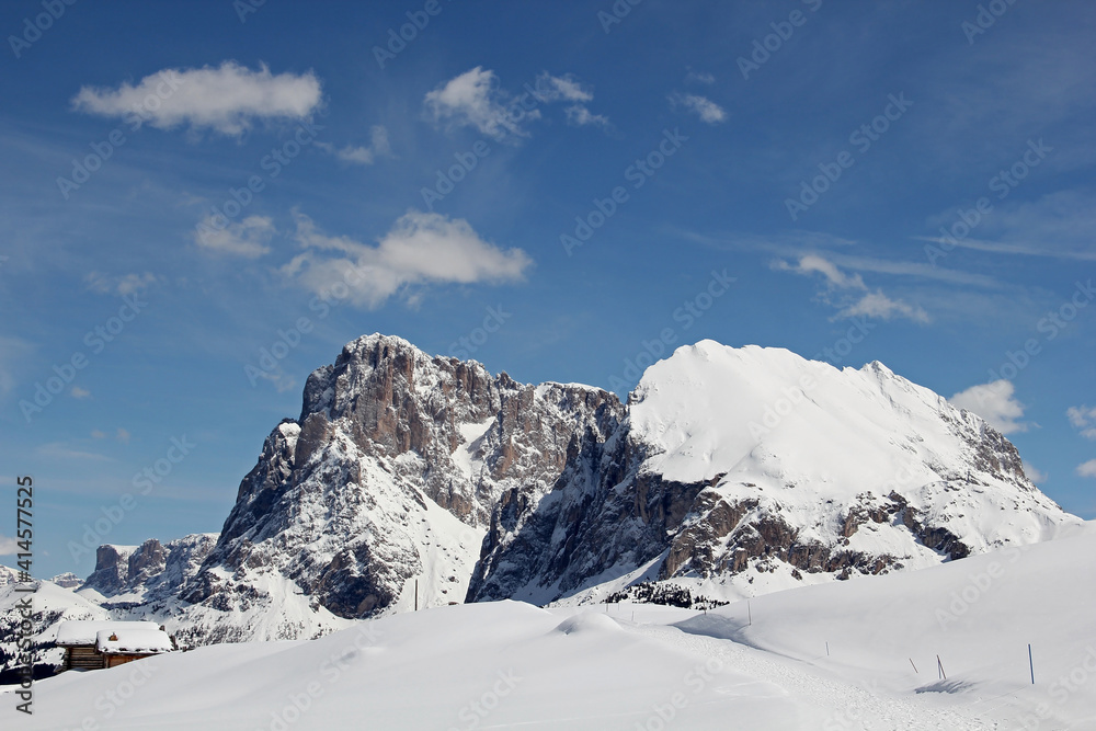 Sasso Lungo, Plattkofel, Seiser Alm, Dolomites, South Tyrol, Italy