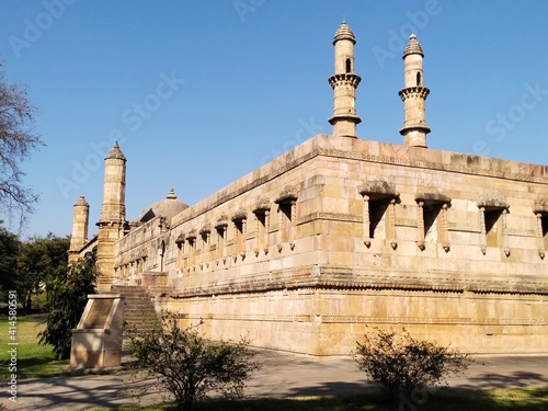 mosque in the city