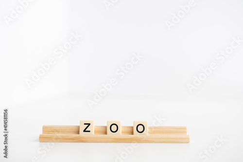 tiles spelling the phrase zoo