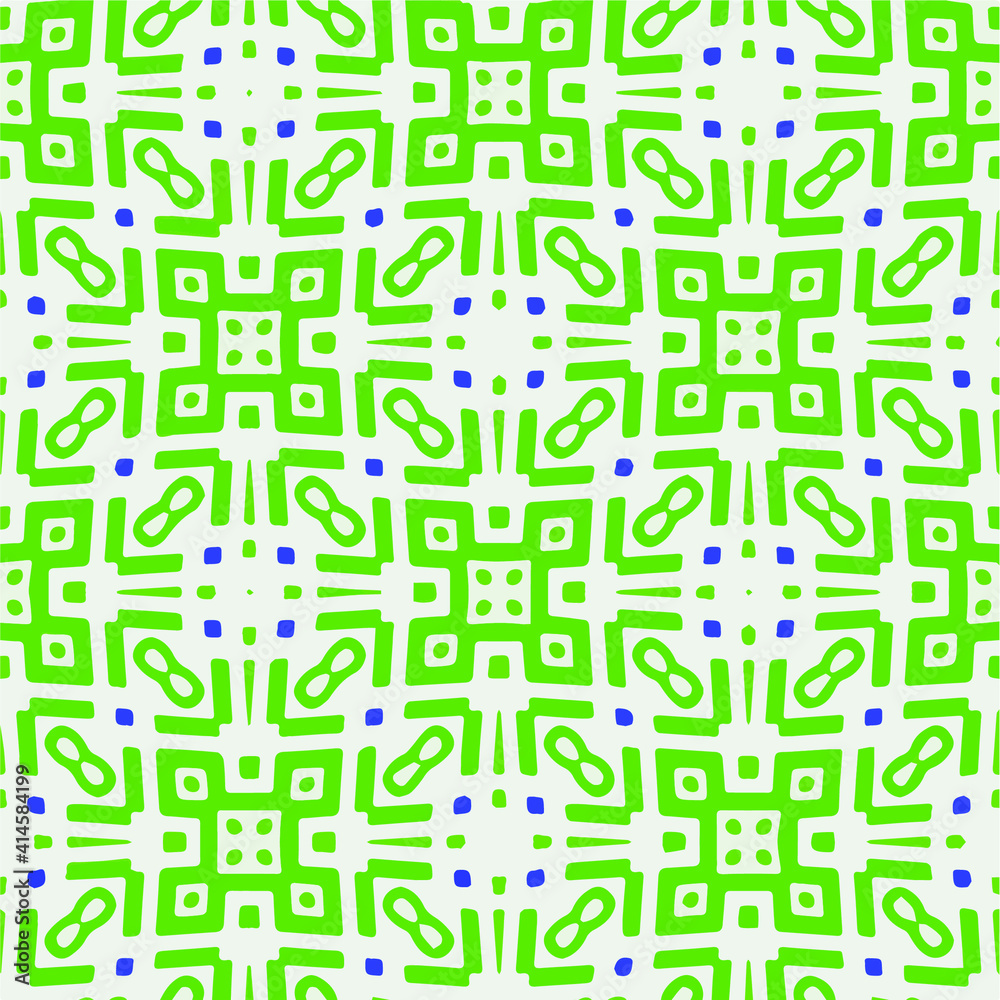 Seamless pattern with multicolored shapes. Seamless pattern with multicolored shapes.