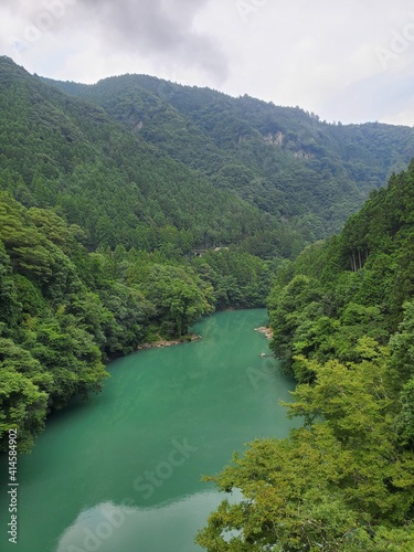 奥多摩湖の風景