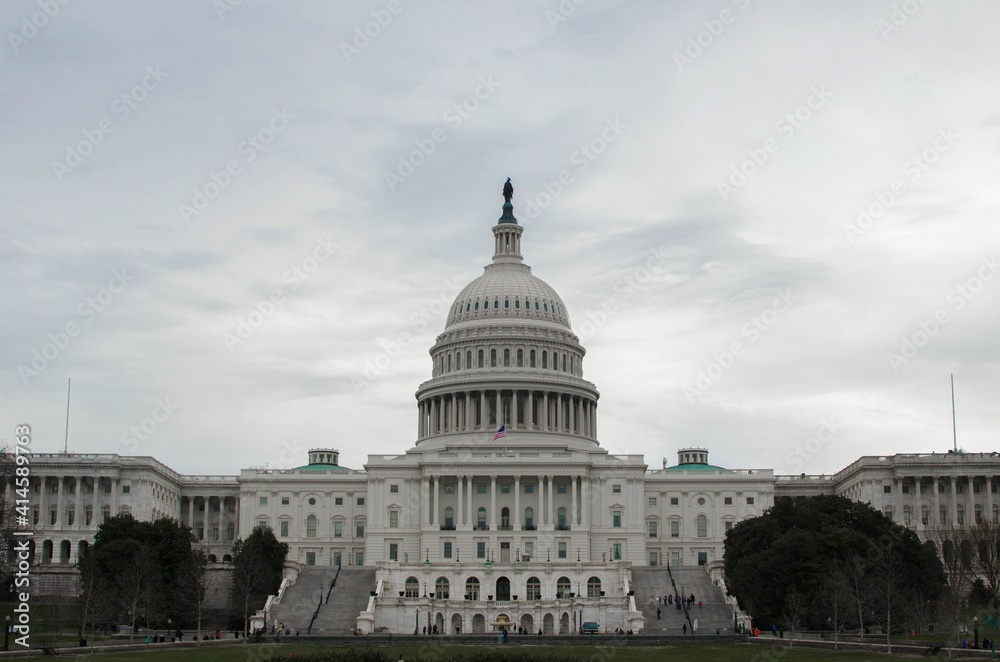 US Capitol Building on the National Mall in Washington DC USA. 