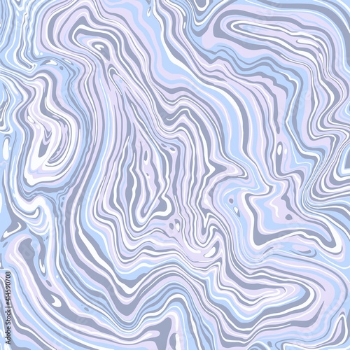 Abstract liquid marble texture in pale pastel colors