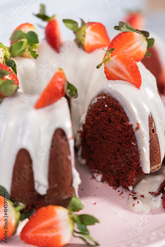 Red velvet bundt cake