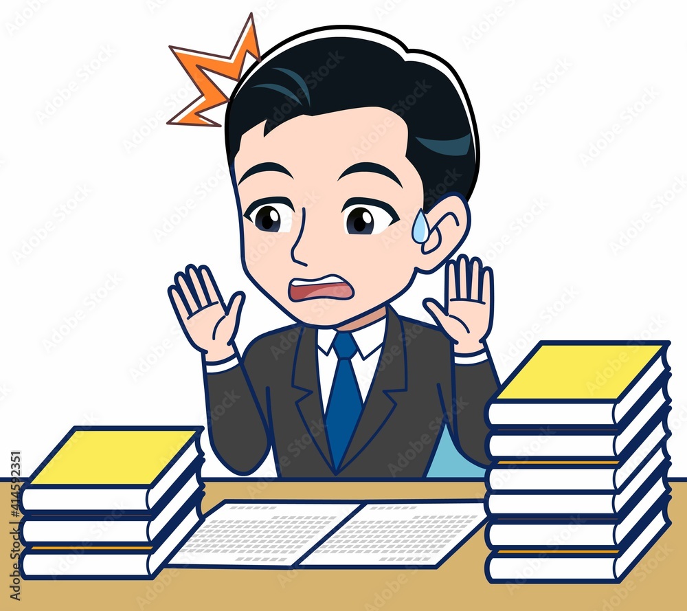 Young office worker man in a black suit Young office worker man in a black suit