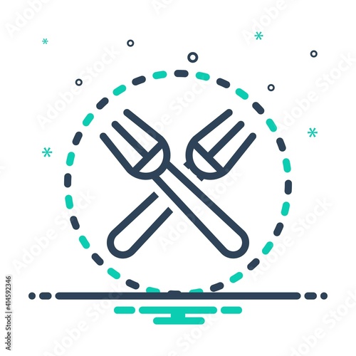 Mix icon for fork