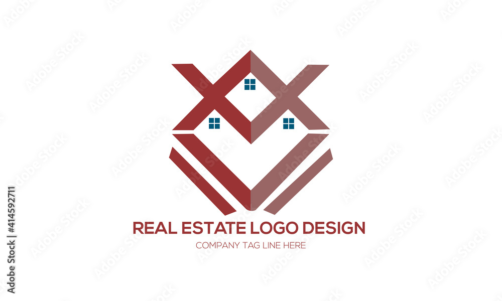abstract logo design home. abstract logo design home.