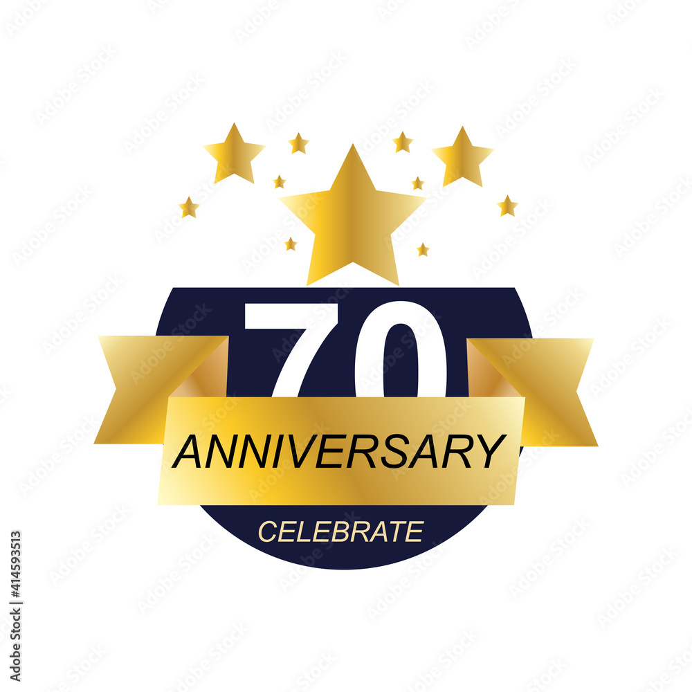 70 year anniversary celebration vector template design illustration 70 year anniversary celebration vector template design illustration