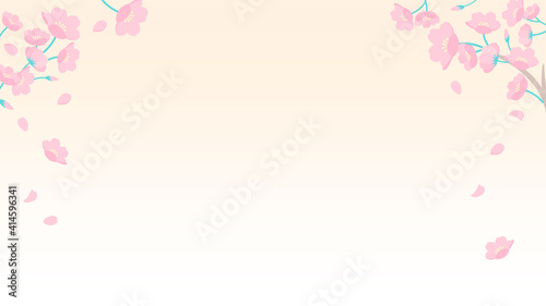 桜の背景素材