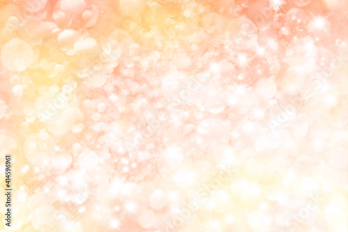 Ball bokeh glitter orange background image 4496