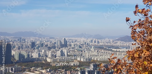 view of the mountains