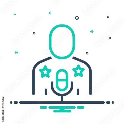 Mix icon for idol