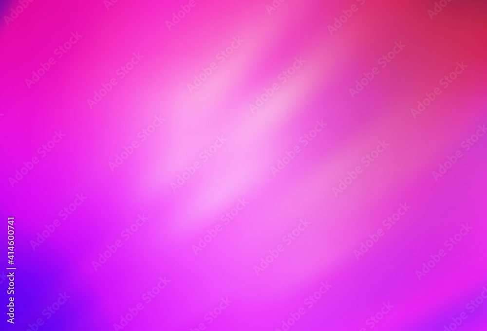 Fototapeta premium Light Purple, Pink vector blurred bright texture.