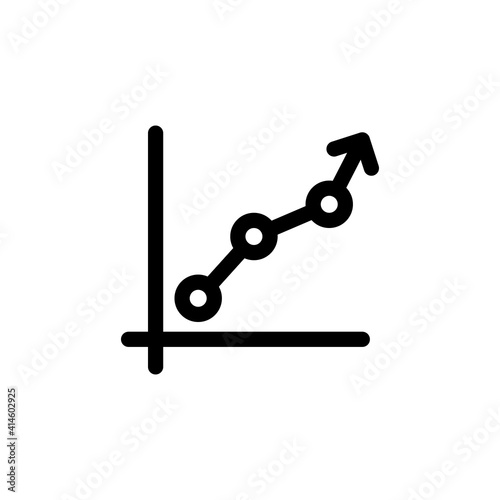 Growth line icon