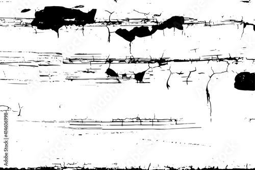 Destroyed uneven worn enamel on an old retro ruined metal door. Coated rot rusty spots, cracked coating on waste iron. Vintage weak scratchy trace on decayed flaking dirty peeled texture for 3d design