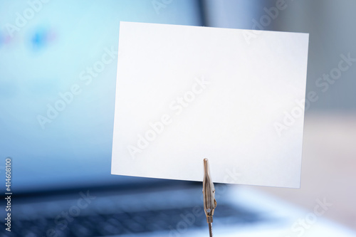 Blank Note Memo Laptop