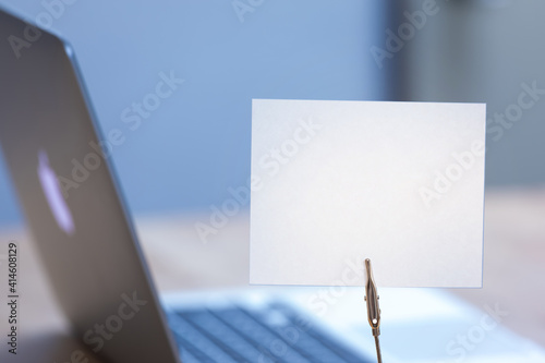 Blank Note Memo Laptop
