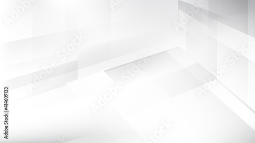  White and grey background Corporate technology modern design Pattern style geometric Abstract modern background used about technology or product presentation backdrop.