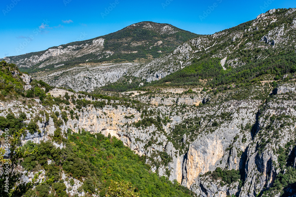 Obraz premium Verdon Gorge, Gorges du Verdon in French Alps, Provence, France