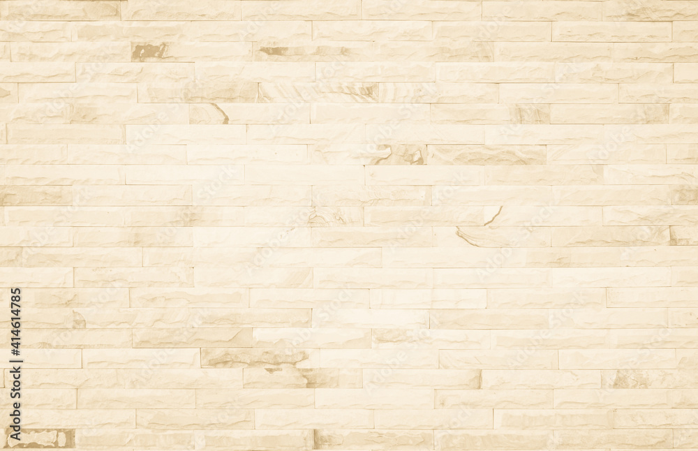Empty background of wide cream brick wall texture. Beige old brown brick wall concrete or stone textured, wallpaper limestone abstract flooring/Grid uneven interior rock. Home decor design backdrop. Empty background of wide cream brick wall texture. Beige old brown brick wall concrete or stone textured, wallpaper limestone abstract flooring/Grid uneven interior rock. Home decor design backdrop.