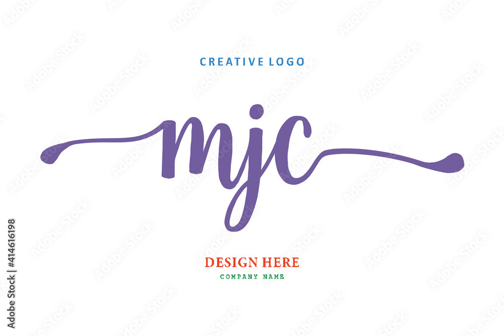 MJC lettering logo is simple, easy to understand and authoritative MJC lettering logo is simple, easy to understand and authoritative