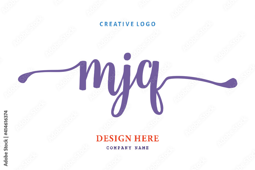 MJQ lettering logo is simple, easy to understand and authoritative MJQ lettering logo is simple, easy to understand and authoritative