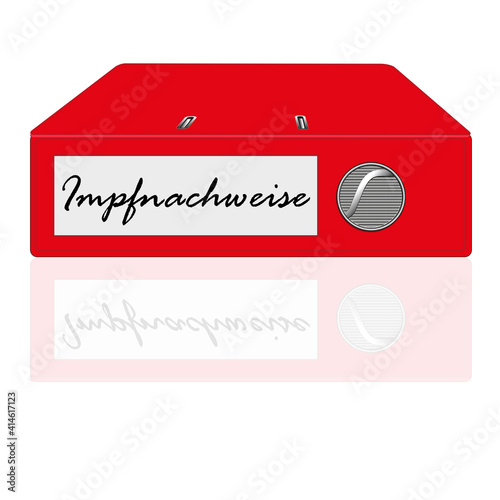 Aktenordner Impfnachweise 1
