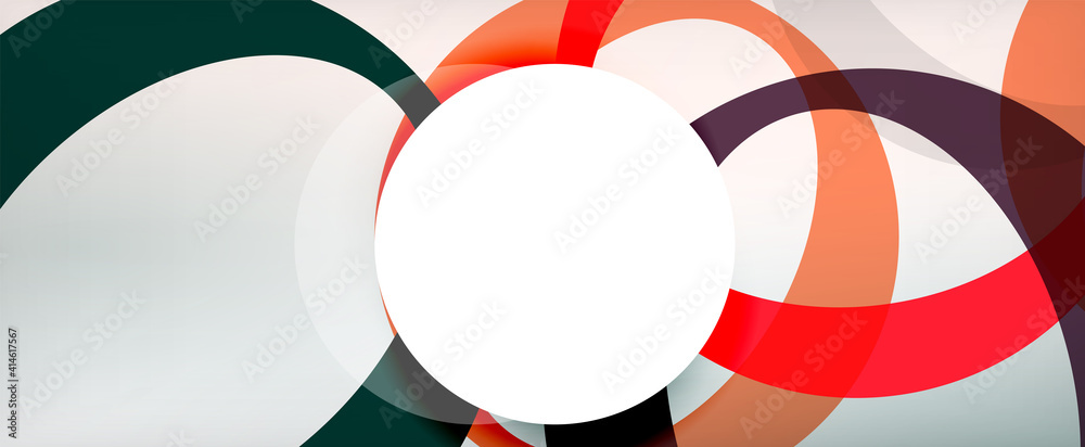 Ring geometric shapes, o letter repetition wallpaper. Abstract background for business or technology presentations, internet posters or web brochure covers Ring geometric shapes, o letter repetition wallpaper. Abstract background for business or technology presentations, internet posters or web brochure covers
