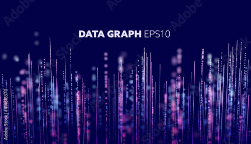 Business finance background. Vector illustration template. Vector dashboard. Data growth diagram. Business data visualization.
