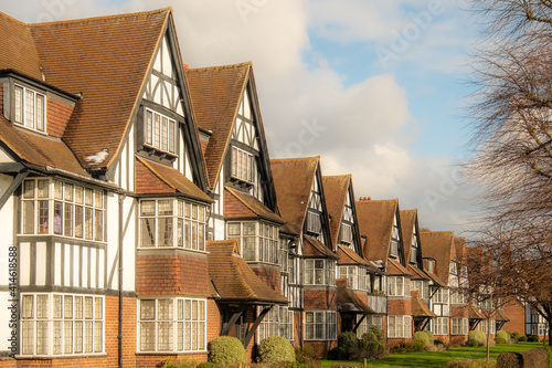 Upmarket mock-tudor house in west London photo