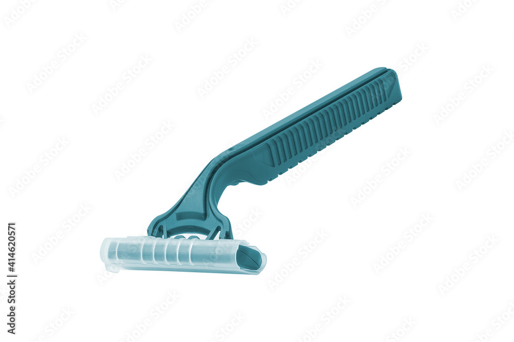 Man's Shaving classic razor isolated on white background Man's Shaving classic razor isolated on white background