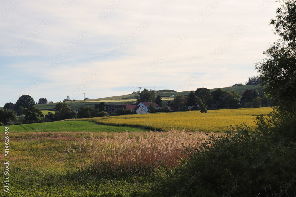 Fototapeta premium Rural Germany on a spring day. 
