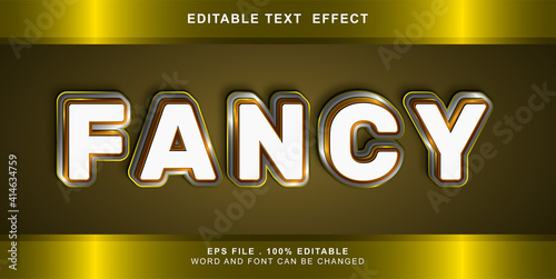 fancy text effect editable