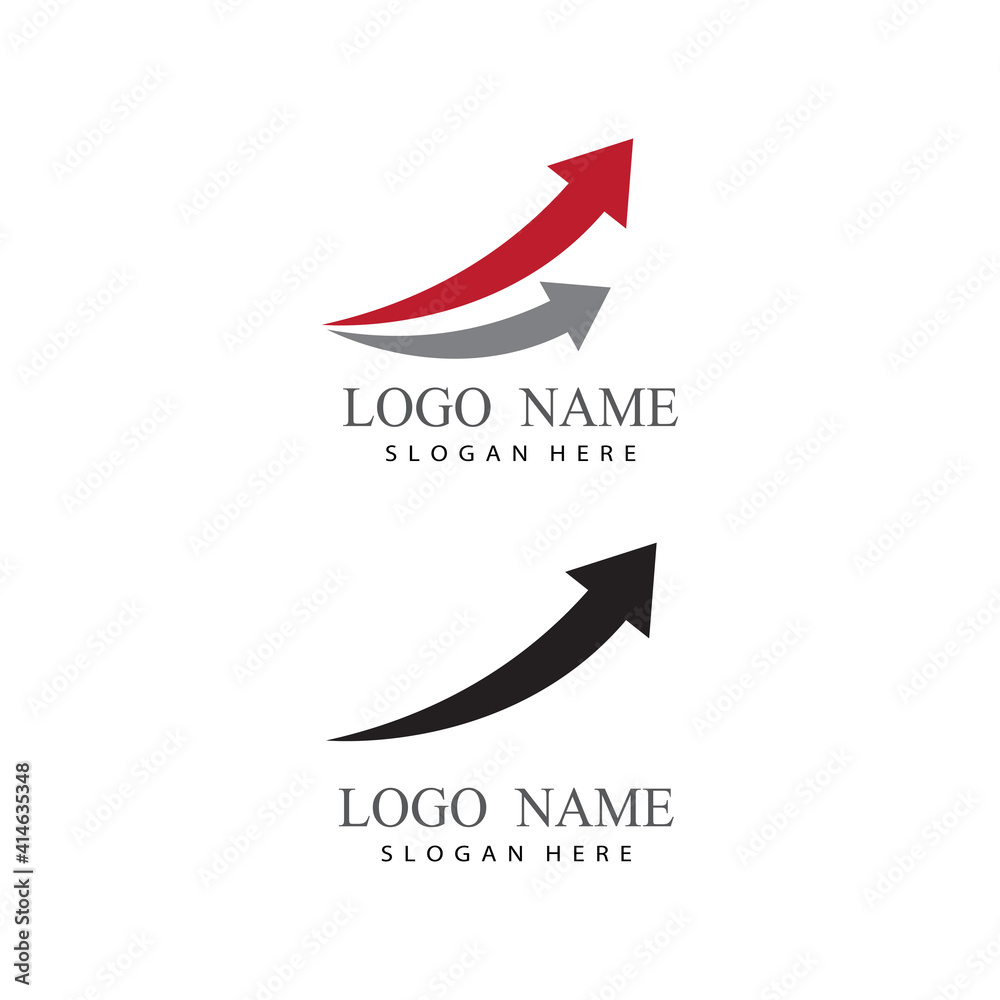 Arrow vector illustration icon Logo Template design Arrow vector illustration icon Logo Template design