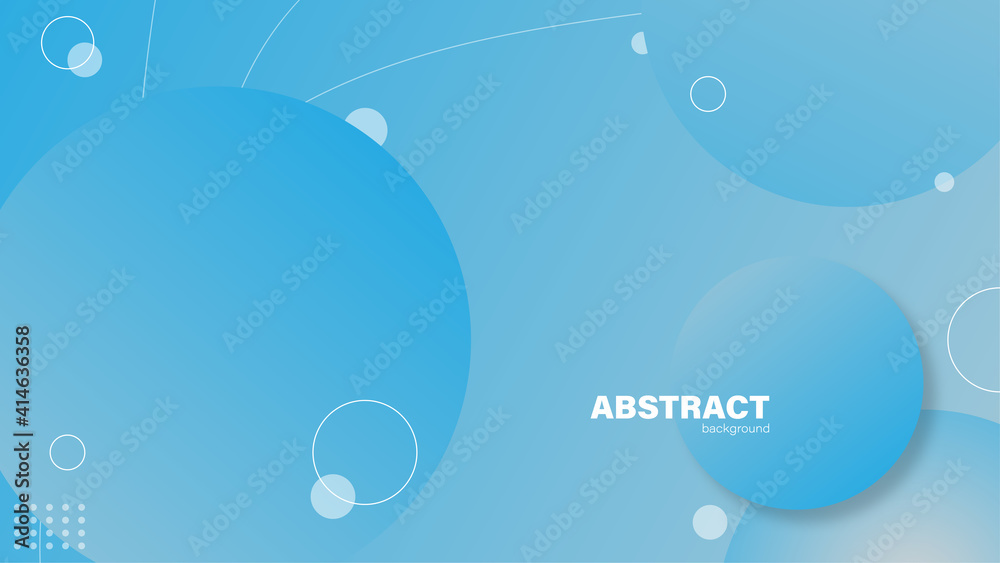 Abstract blue background with circle geometric, background with copy space for design, vector. Abstract blue background with circle geometric, background with copy space for design, vector.