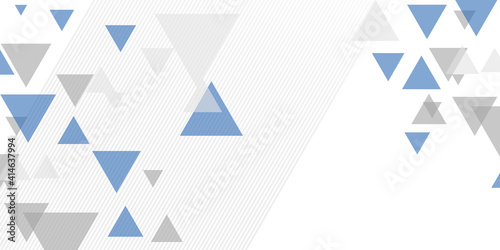 Abstract luxury background design of triangle vector illustration. Abstract modern light blue grey black triangle geometric background with lines. White presentation background with triangles