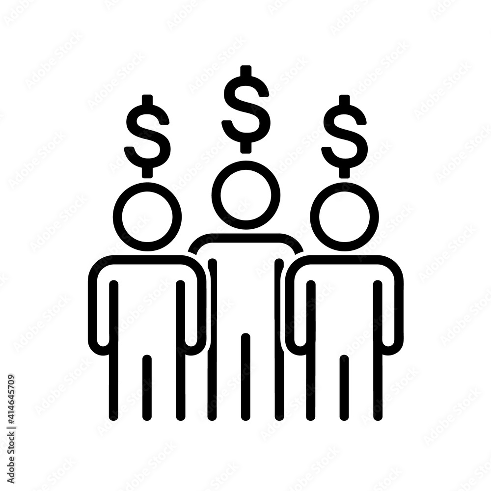 Human teamwork flat icon. Pictogram for web. Line stroke. Isolated on white background. Vector eps10. Business family concept Human teamwork flat icon. Pictogram for web. Line stroke. Isolated on white background. Vector eps10. Business family concept