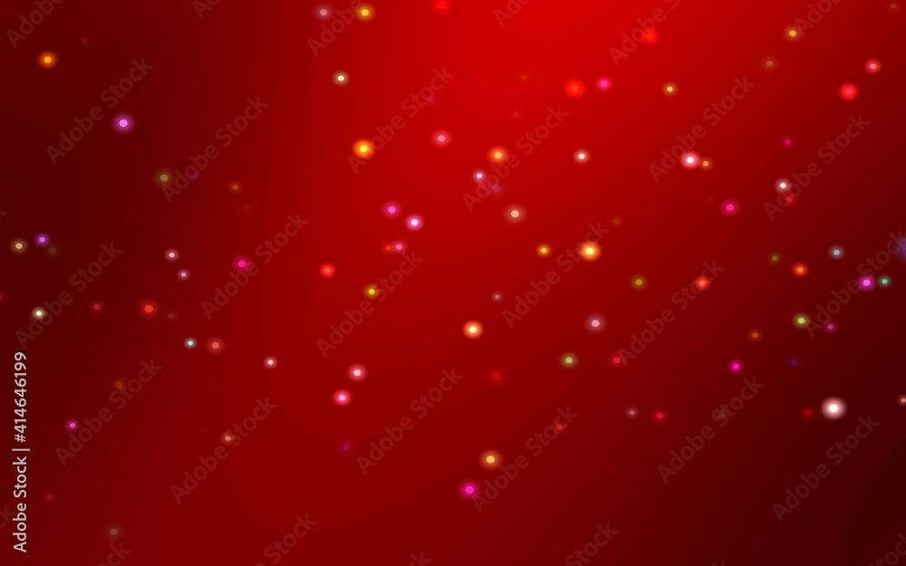 Christmas colorful starry on red black gradient background. Christmas colorful starry on red black gradient background.