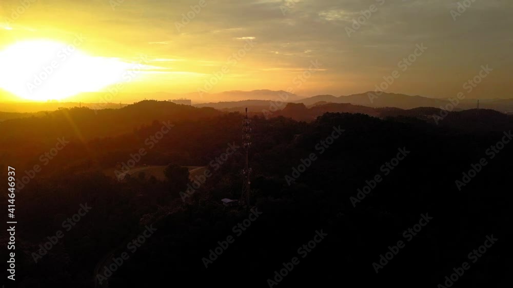 Telecommunication Tower in the early morning Telecommunication Tower in the early morning