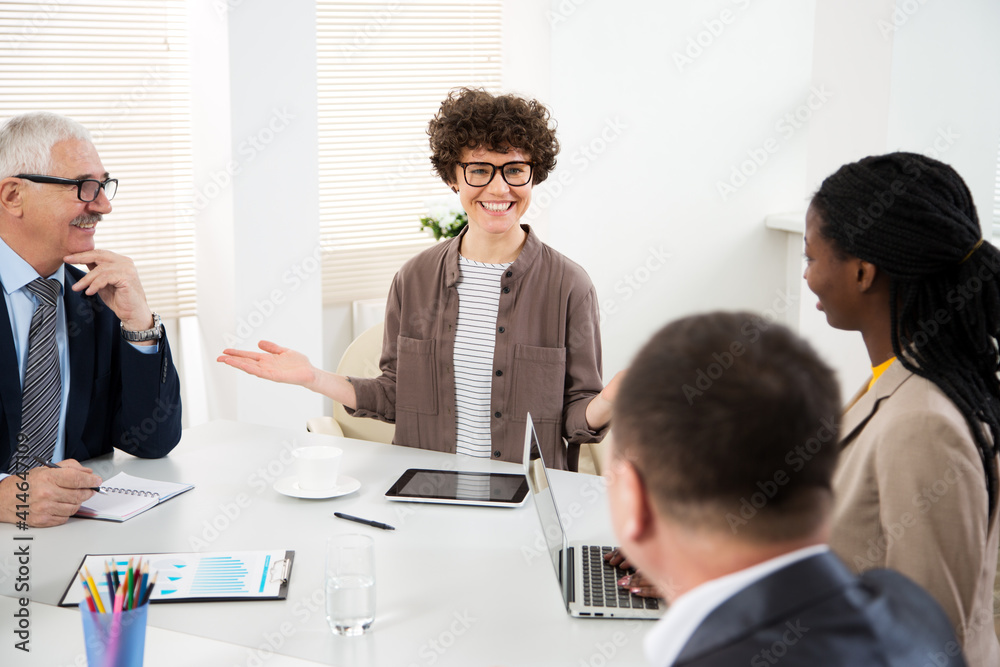 Business people working together in the office Business people working together in the office