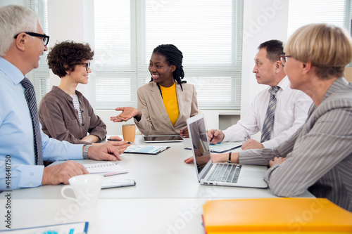 Business people working together in the office