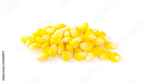 canned corn sweet isolated  on a white background