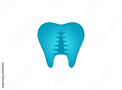Tooth enamel care dental vector design