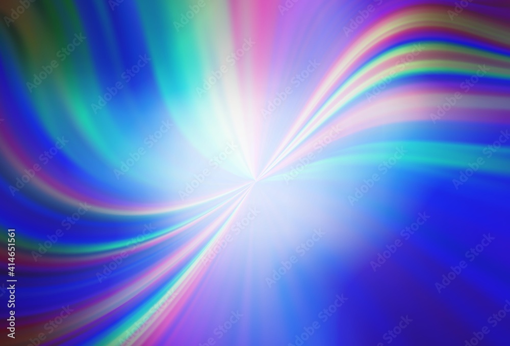 Obraz premium Light Pink, Blue vector blurred shine abstract background.