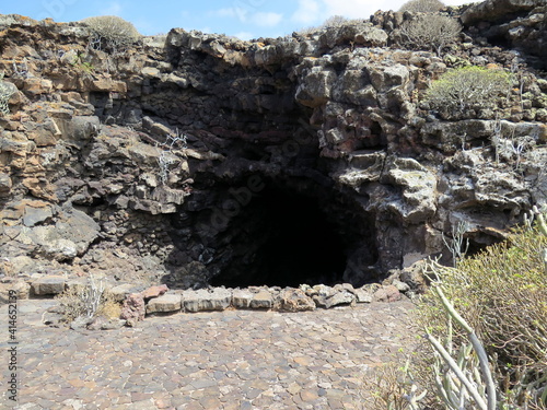the Cueva de los Verdes, Lanzarote, June