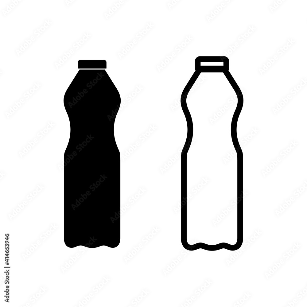 Bottle icon set. bottle vector icon Bottle icon set. bottle vector icon