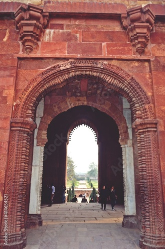 Qutub Minar, UNESCO World Heritage site in New Delhi,india