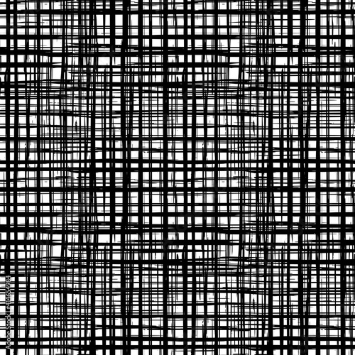 Seamless pattern. Gray vector background, grunge style. The texture of the coarse woven material.